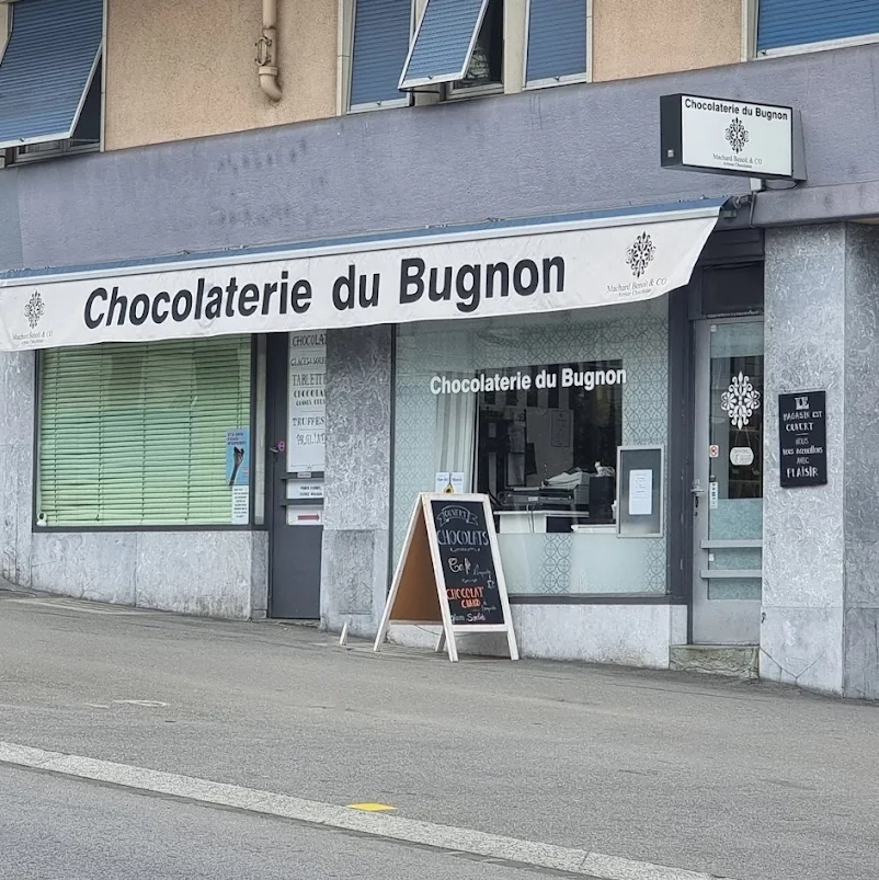 Devanture de la Chocolaterie du Bugnon, Rue du Bugnon 10, Lausanne